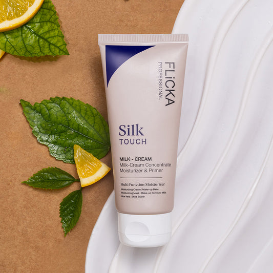 Flicka Silk Touch 3-in-1 Primer Moisturizer with SPF | Pore Blurring | Flicka Cosmetics