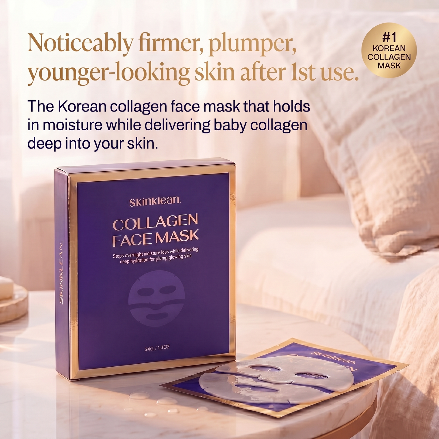 Lume Beauty© Collagen Facial Mask
